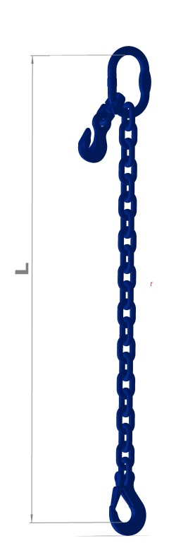 Zawiesia łańcuchowe jednocięgnowe klasy 8