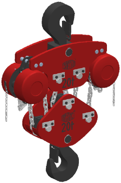 WCIĄGNIK ŁAŃCUCHOWY Z100/15T – 20T