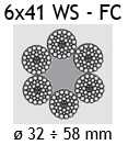 Lina stalowa 6×41 WS – FC