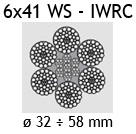 Lina stalowa 6×41 WS – IWRC