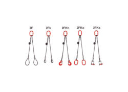 Zawiesia linowe 2-cięgnowe